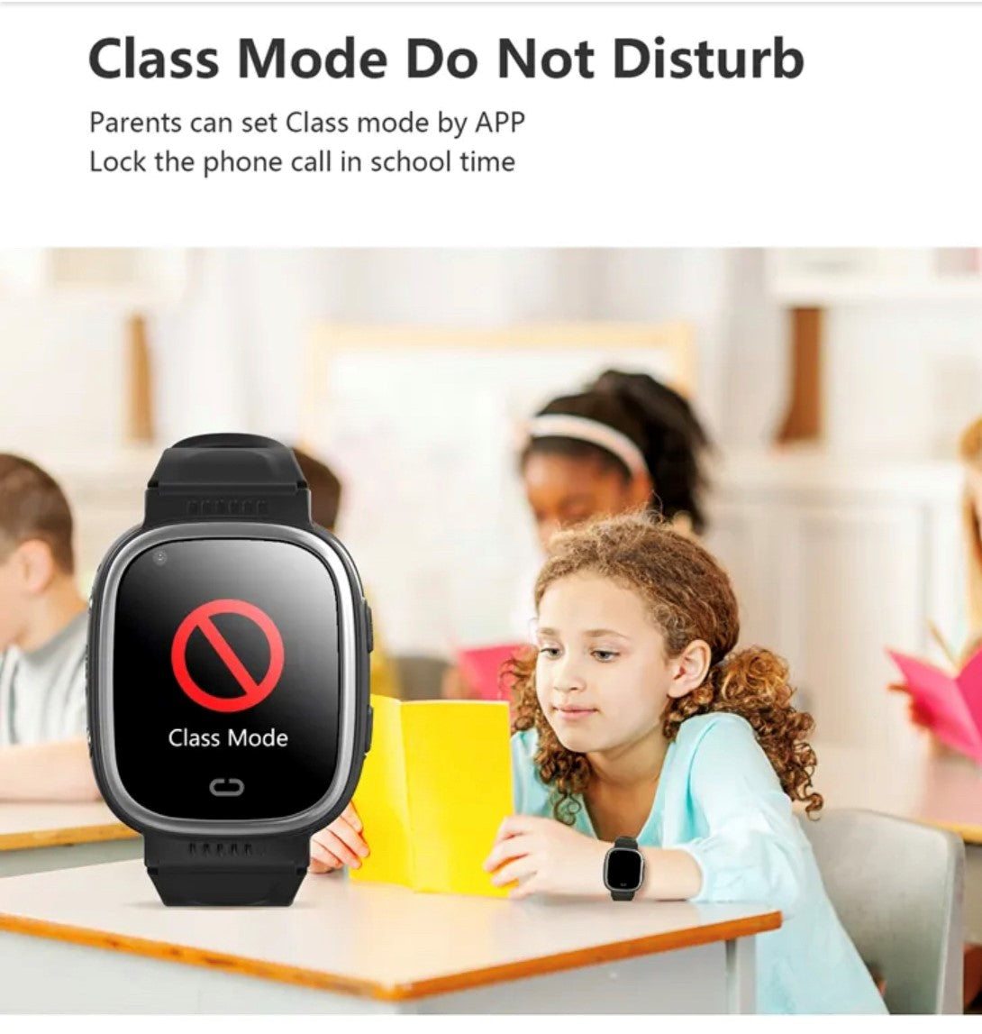 LT08 Kids Tracking GPS Smart Watch Black Smart Watch South Africa