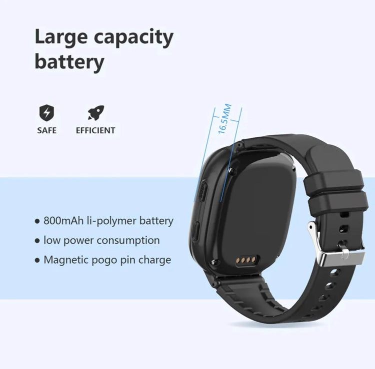 LT08 Kids Tracking GPS Smart Watch Black Smart Watch South Africa