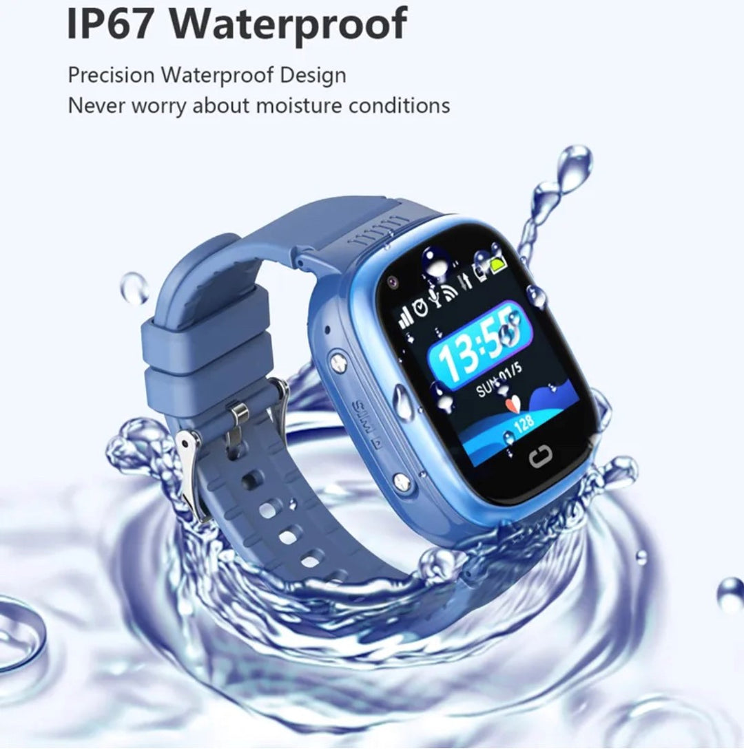 LT08 Kids Tracking GPS Smart Watch Black Smart Watch South Africa