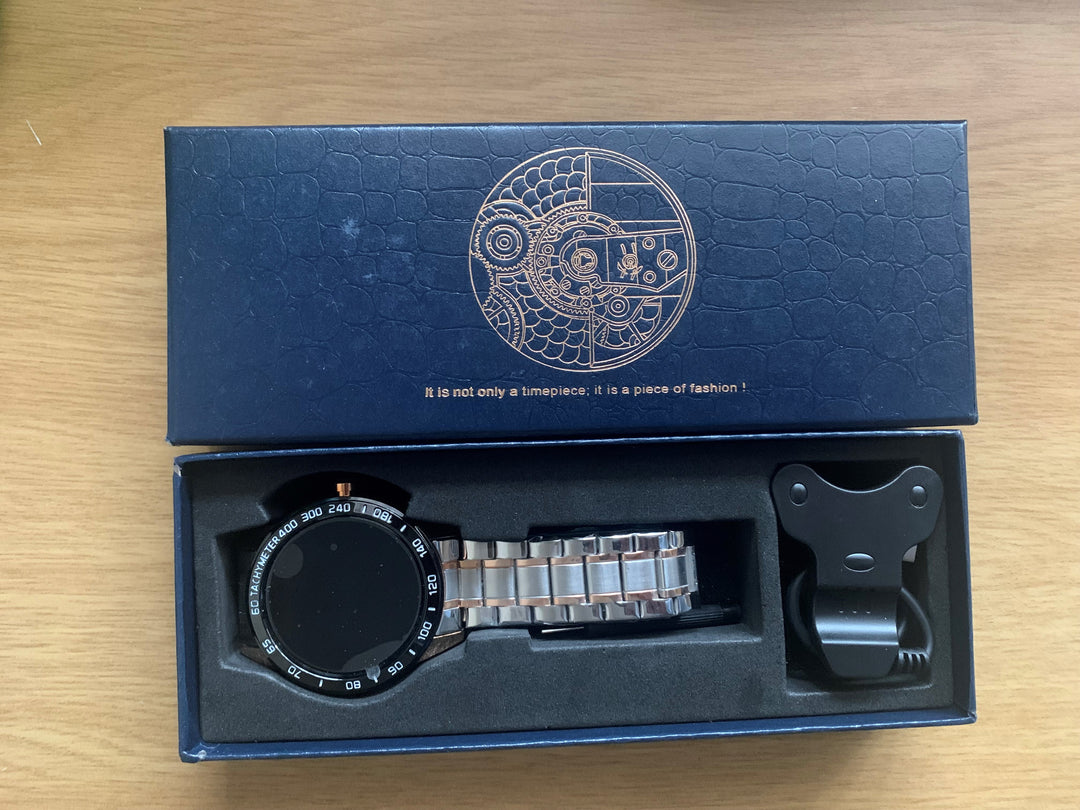 LIGE Smart Watch 122F Black and Gold-Smart Watch South Africa