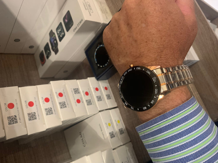 LIGE Smart Watch 122A Silver and Gold-Smart Watch South Africa