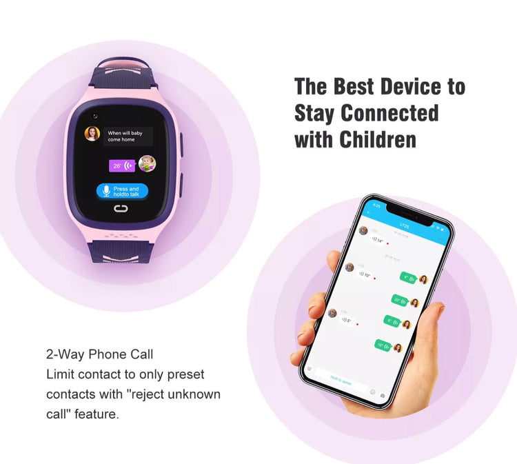 LT31 Kids Smart Watch 4G -Black Smart Watch South Africa