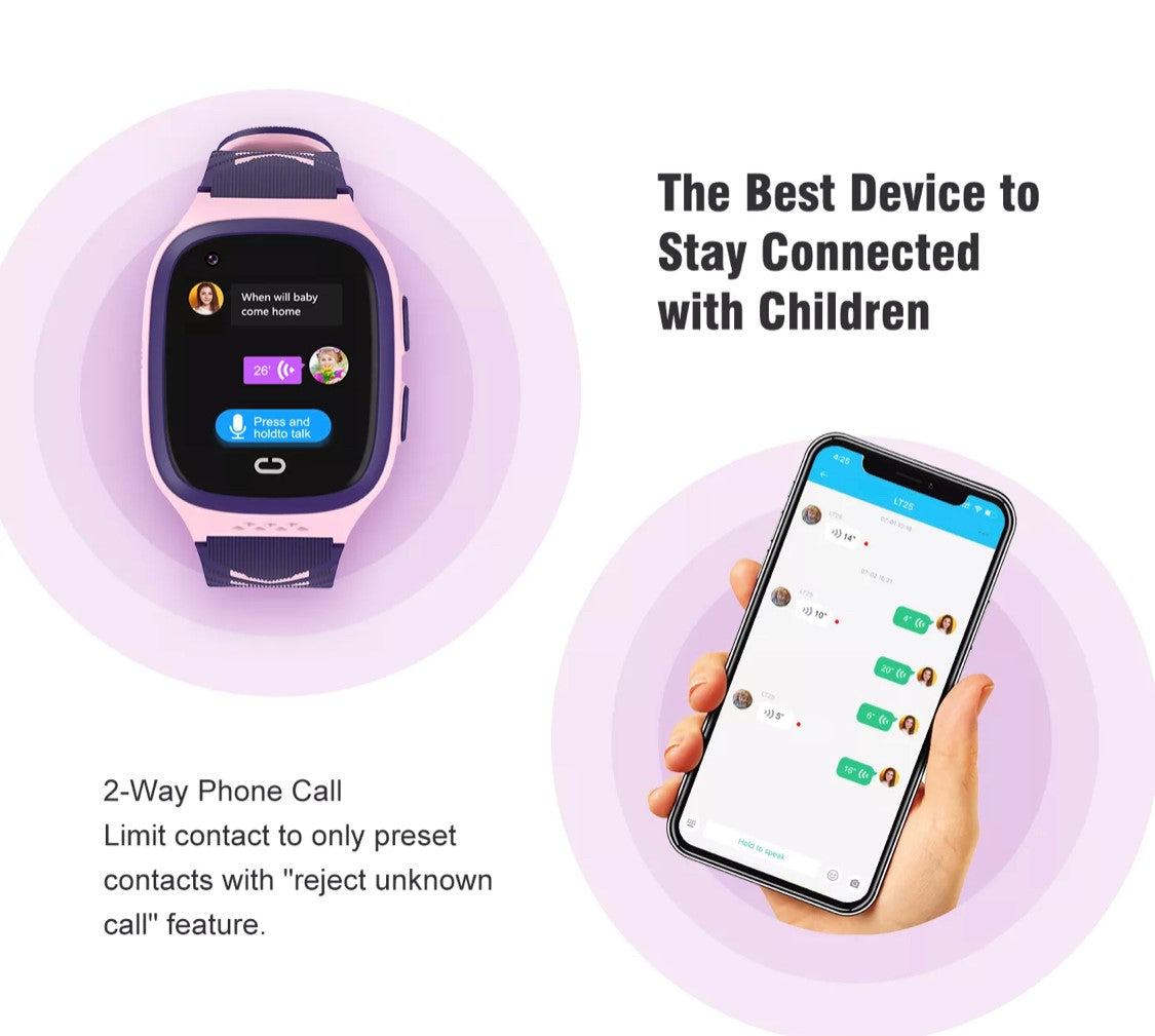 LT31 Kids Smart Watch 4G -Blue Smart Watch South Africa