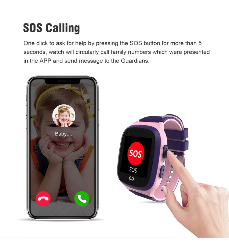 LT31 Kids Smart Watch 4G -Black Smart Watch South Africa