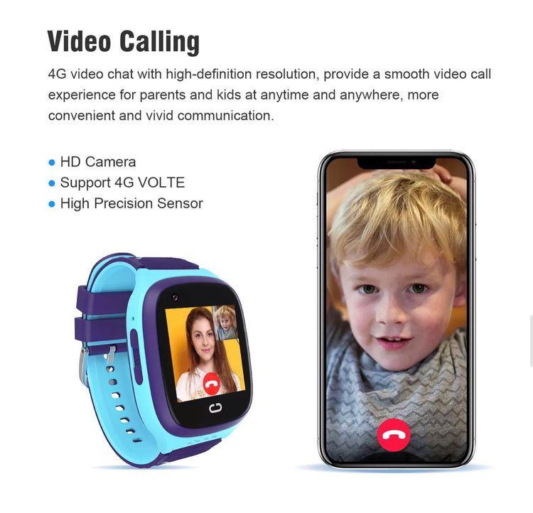 LT31 Kids Smart Watch 4G -Black Smart Watch South Africa