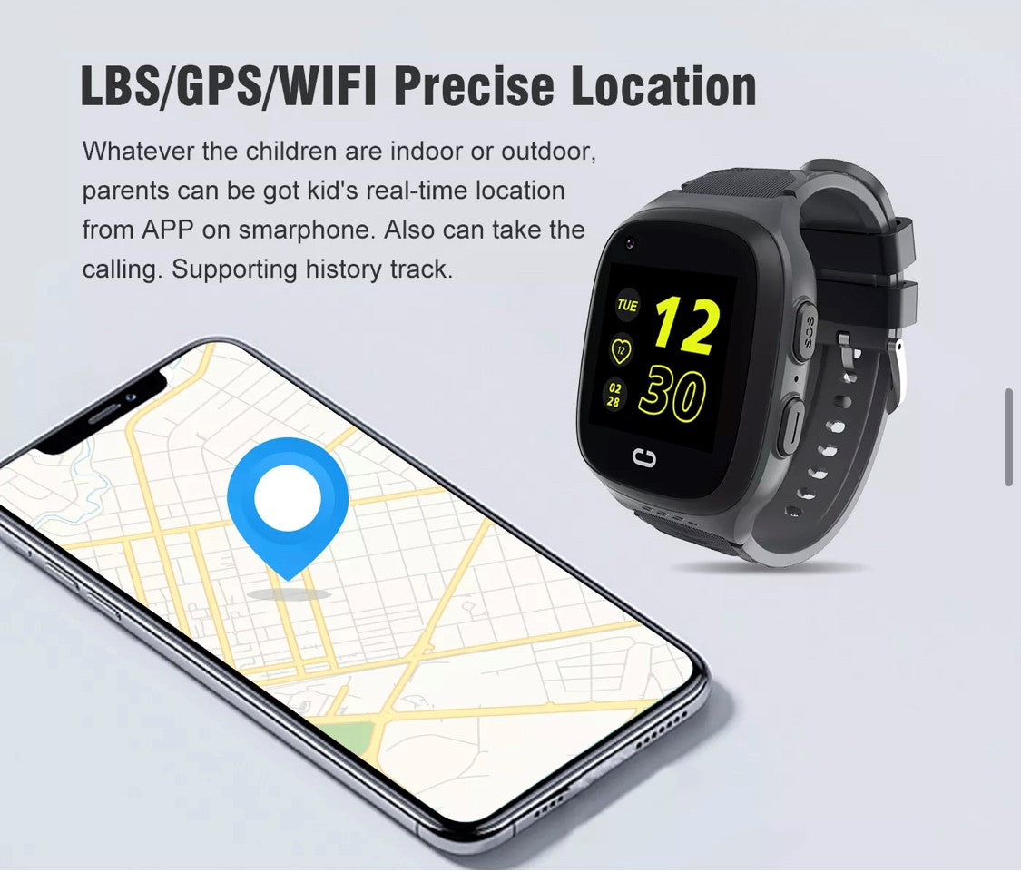 LT31 Kids Smart Watch 4G -Black Smart Watch South Africa