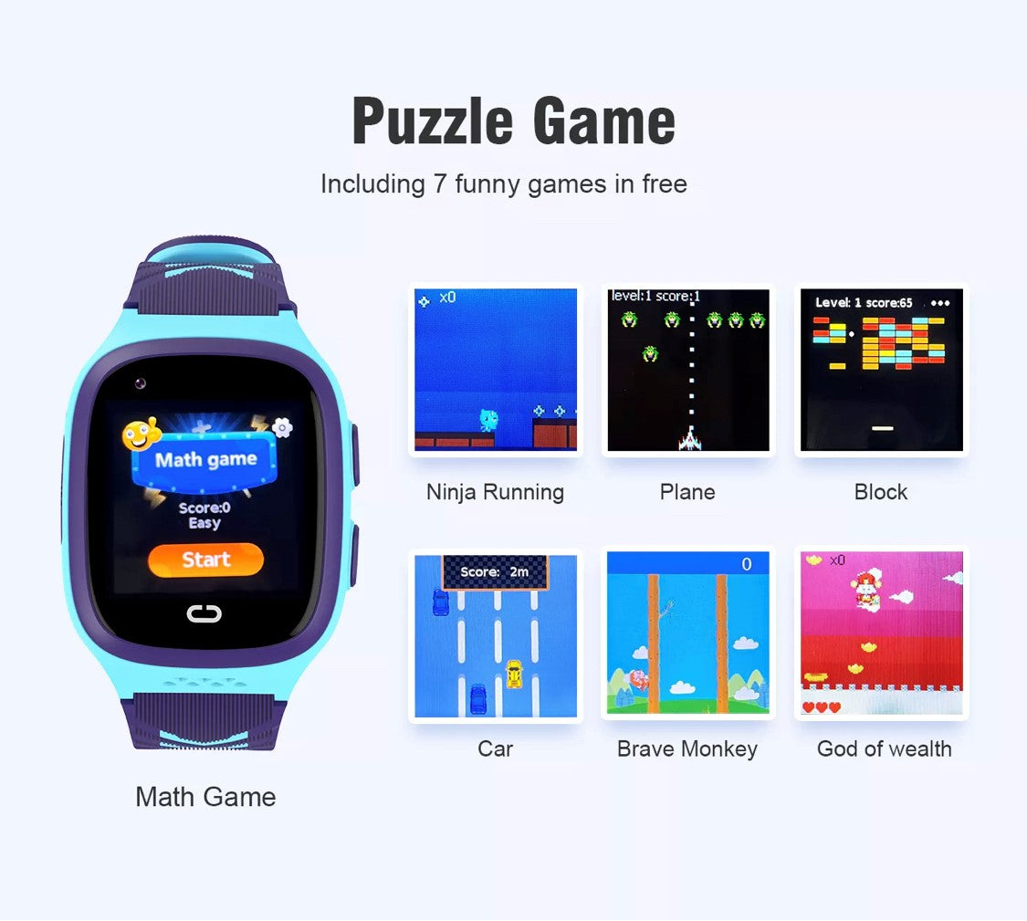 LT31 Kids Smart Watch 4G -Black Smart Watch South Africa