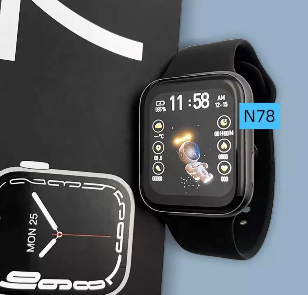 N78 Pro --Black ---Verious Colours Extra Straps availible R68 Each. Smart Watch South Africa