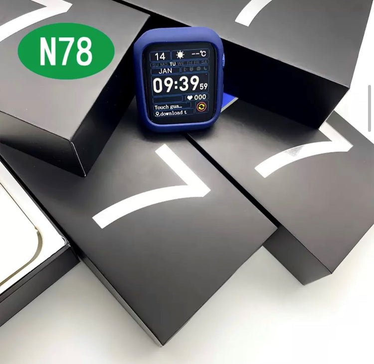 N78 Pro-- Blue-- Verious Colours Extra Straps Availible R68 Each. Smart Watch South Africa