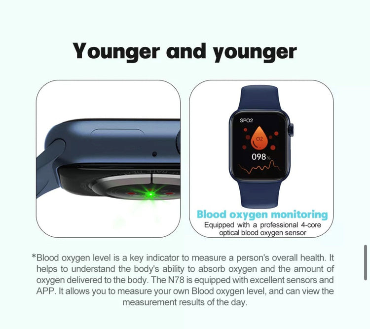 N78 PLUS New--- Blue --Verious Colours Extra Straps Availible R70 each. Smart Watch South Africa