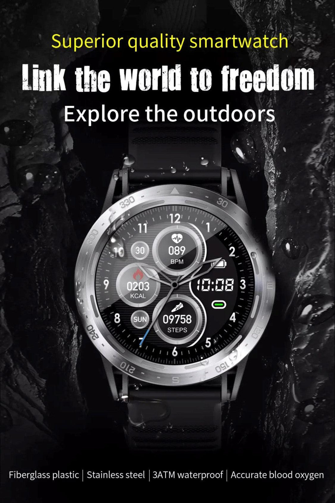 COLMI SKY 7 Pro Silver & Black Smart Watch South Africa