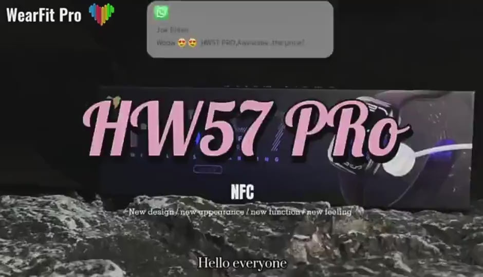 HW 57 Pro Black-- Verious Colours Straps Availible R68 Each.