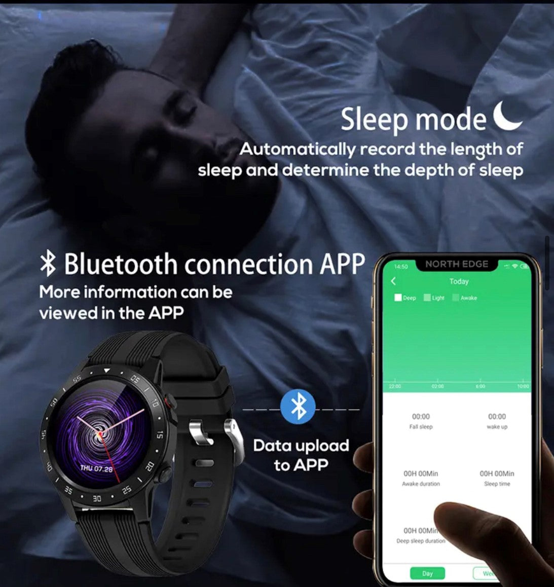 North Edge Cross Fit 2 Blue Smart Watch South Africa