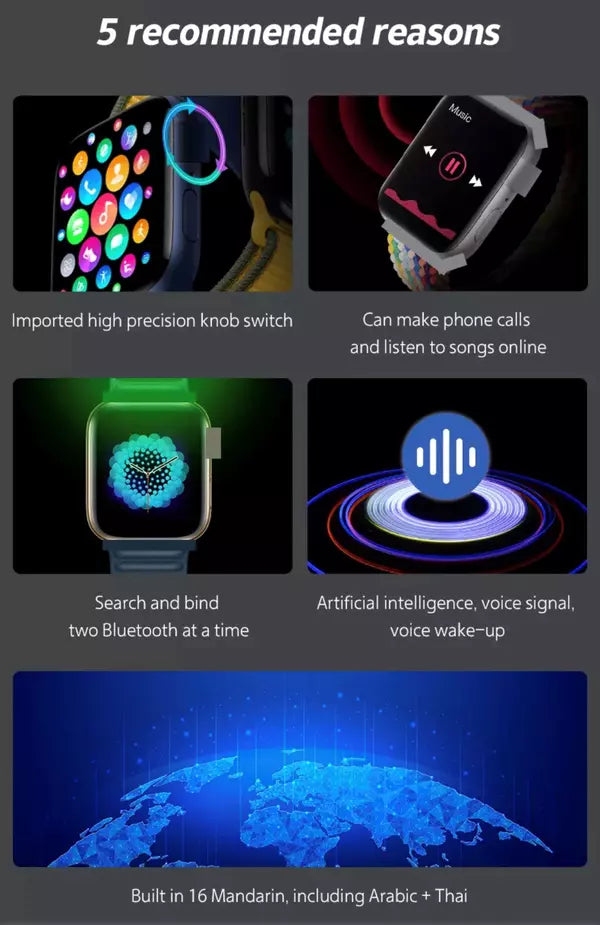 i7 Pro Max  White Extra Straps Availible Smart Watch South Africa