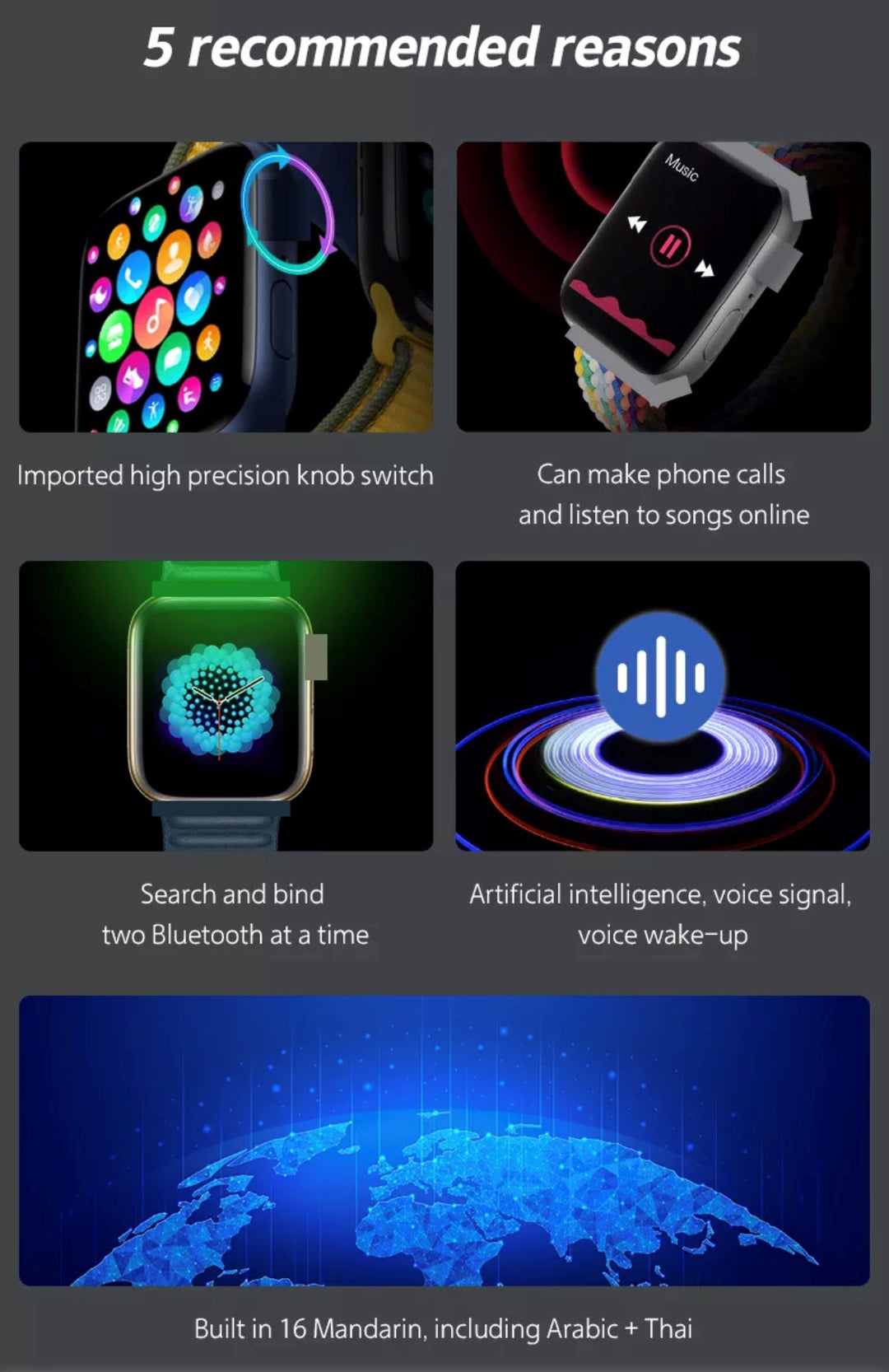 i7 Pro Max Black Extra Straps Availible Smart Watch South Africa