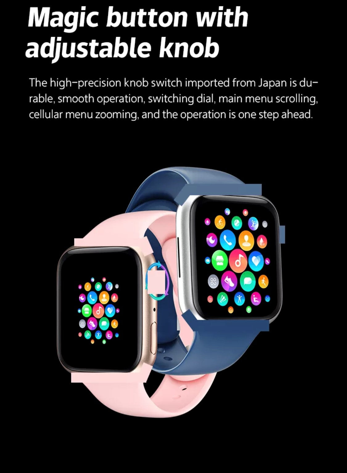 i7 Pro Max Pink Extra Straps Availible Smart Watch South Africa