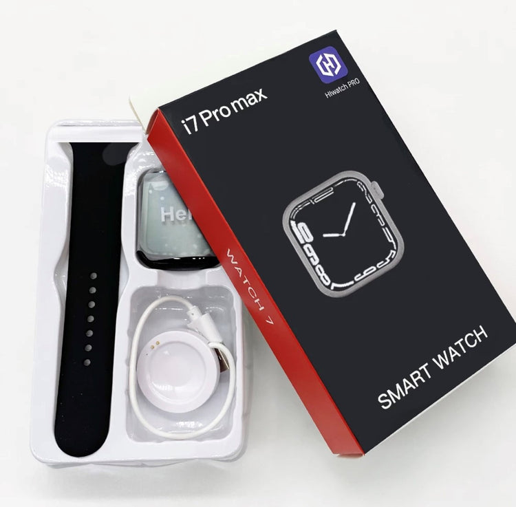 i7 Pro Max Black Extra Straps Availible Smart Watch South Africa
