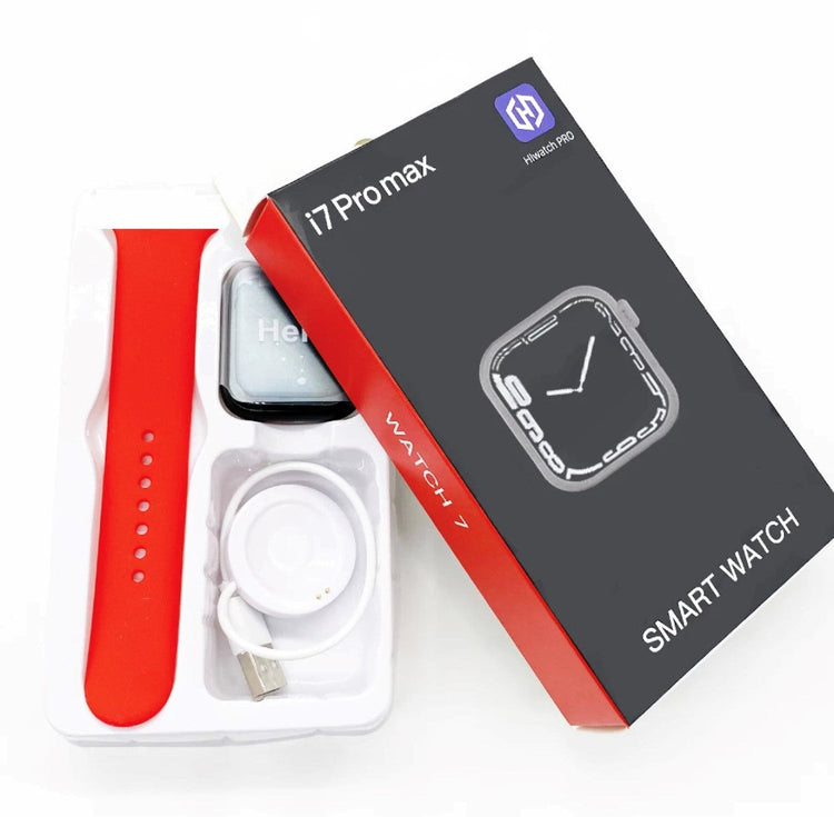 i7 Pro Max RED Extra Straps Availible Smart Watch South Africa