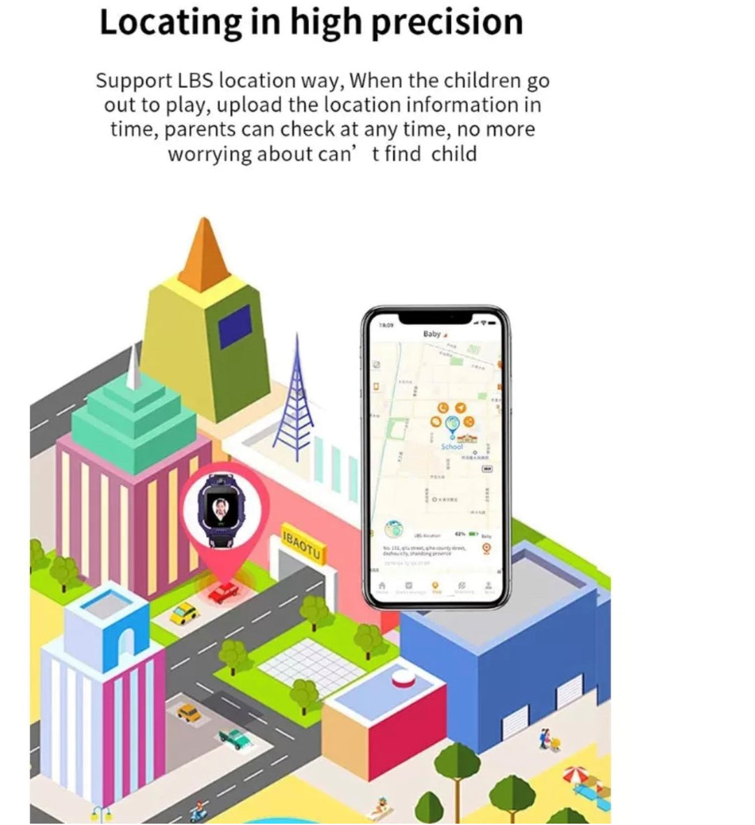 Q19 Smart Watch For Kids Green Smart Watch South Africa