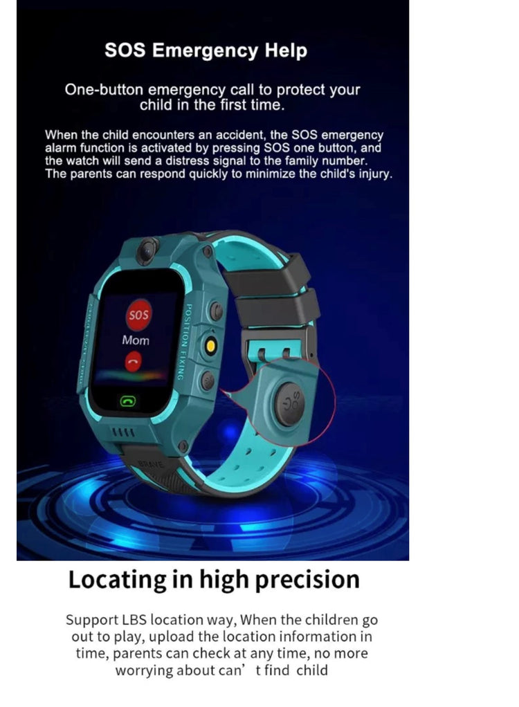 Q19 Smart Watch For Kids Green Smart Watch South Africa