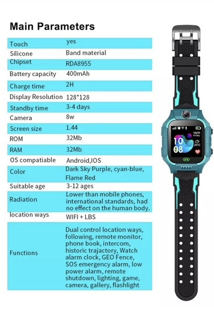 Q19 Smart Watch For Kids Green Smart Watch South Africa