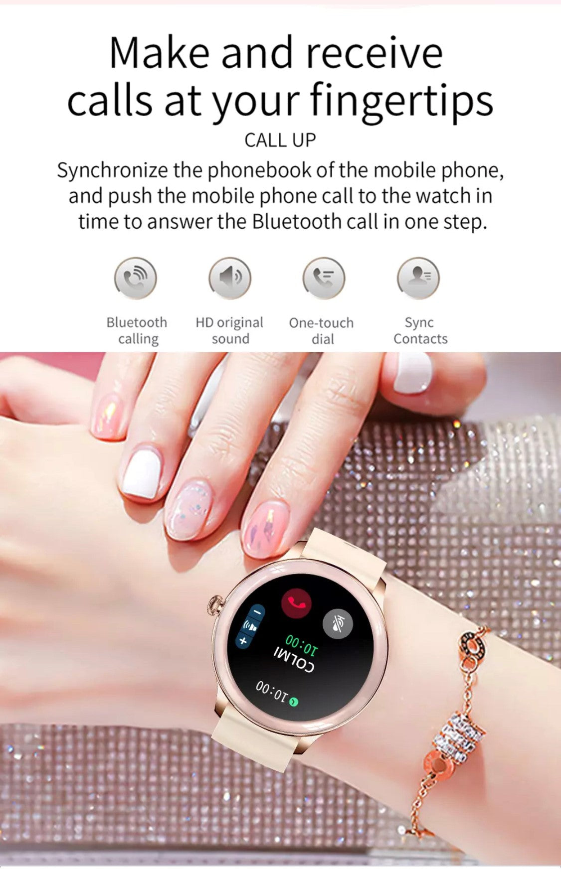 Colmi V33 Pink Smart Watch South Africa