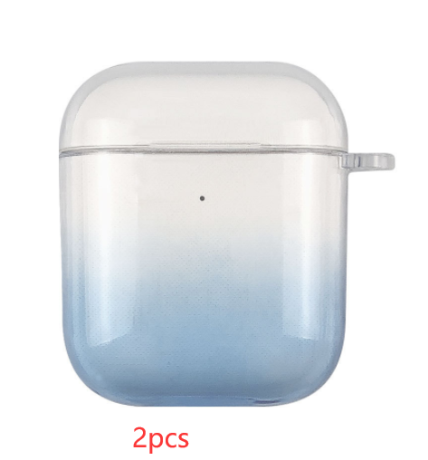 Compatible with Apple, Suitable For Airpods Pro Case Earphone Cover Gradient Transparent Oem Custom  3Rd Generation Earphone Protective Shell New