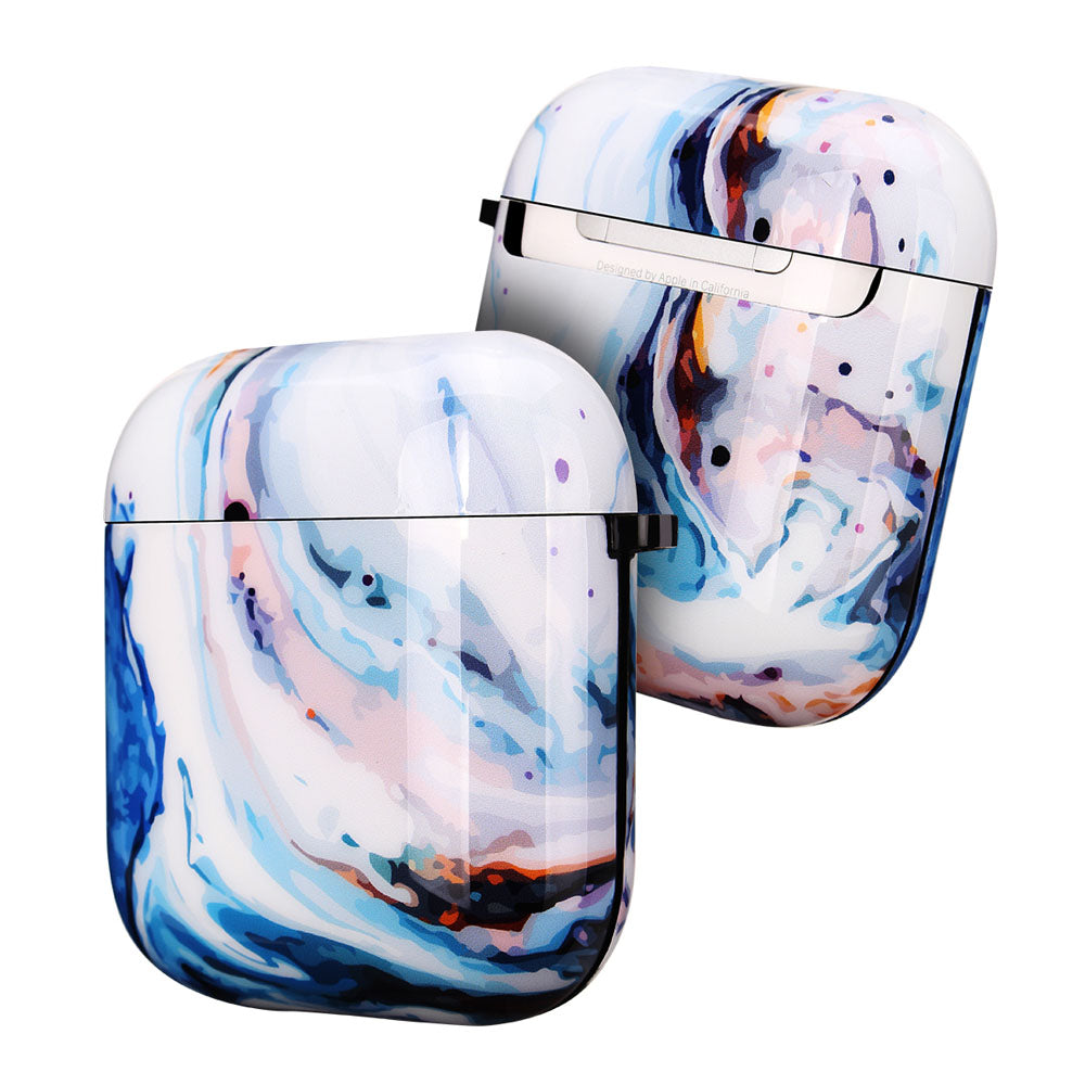 Compatible with Apple Blue Marble All Inclusive Glossy Earphone Protective Case