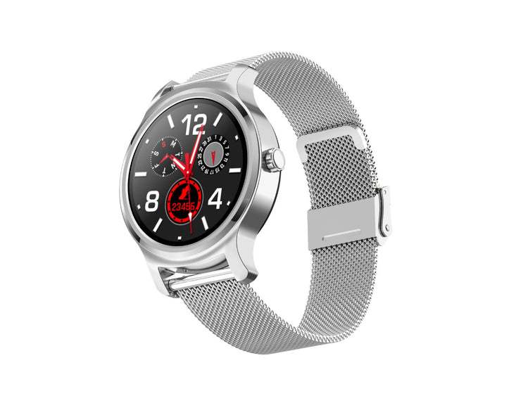 Smart Watch with Stainless Steel Straps