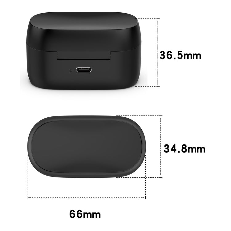 Safe and Secure black earphone charging case storage from Smart Watch South Africa