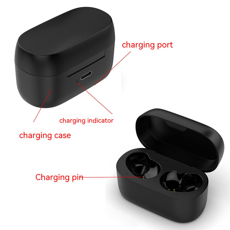 Safe and Secure black earphone charging case storage from Smart Watch South Africa