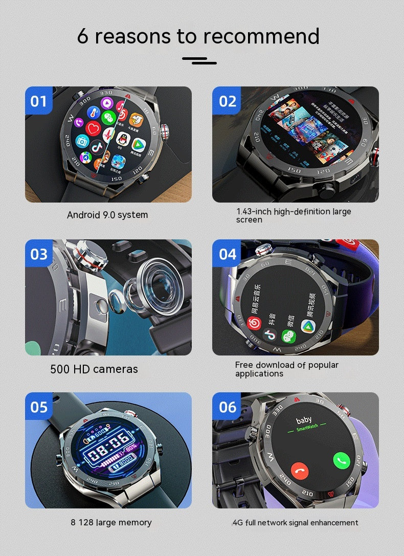 Smart Watch Phone Card Multi-function Sports