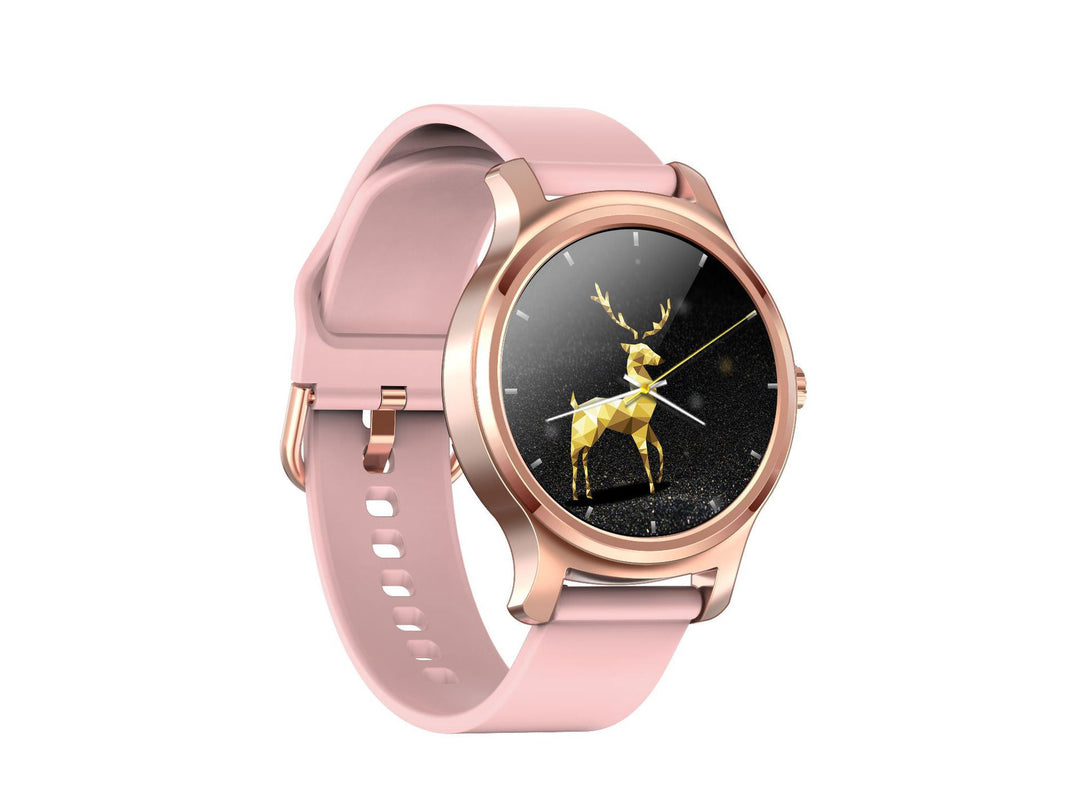 Smart Watch with Pink Straps