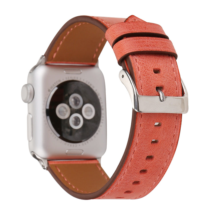 Genuine leather smart watch strap with stainless steel buckle - Smart Watch South Africa