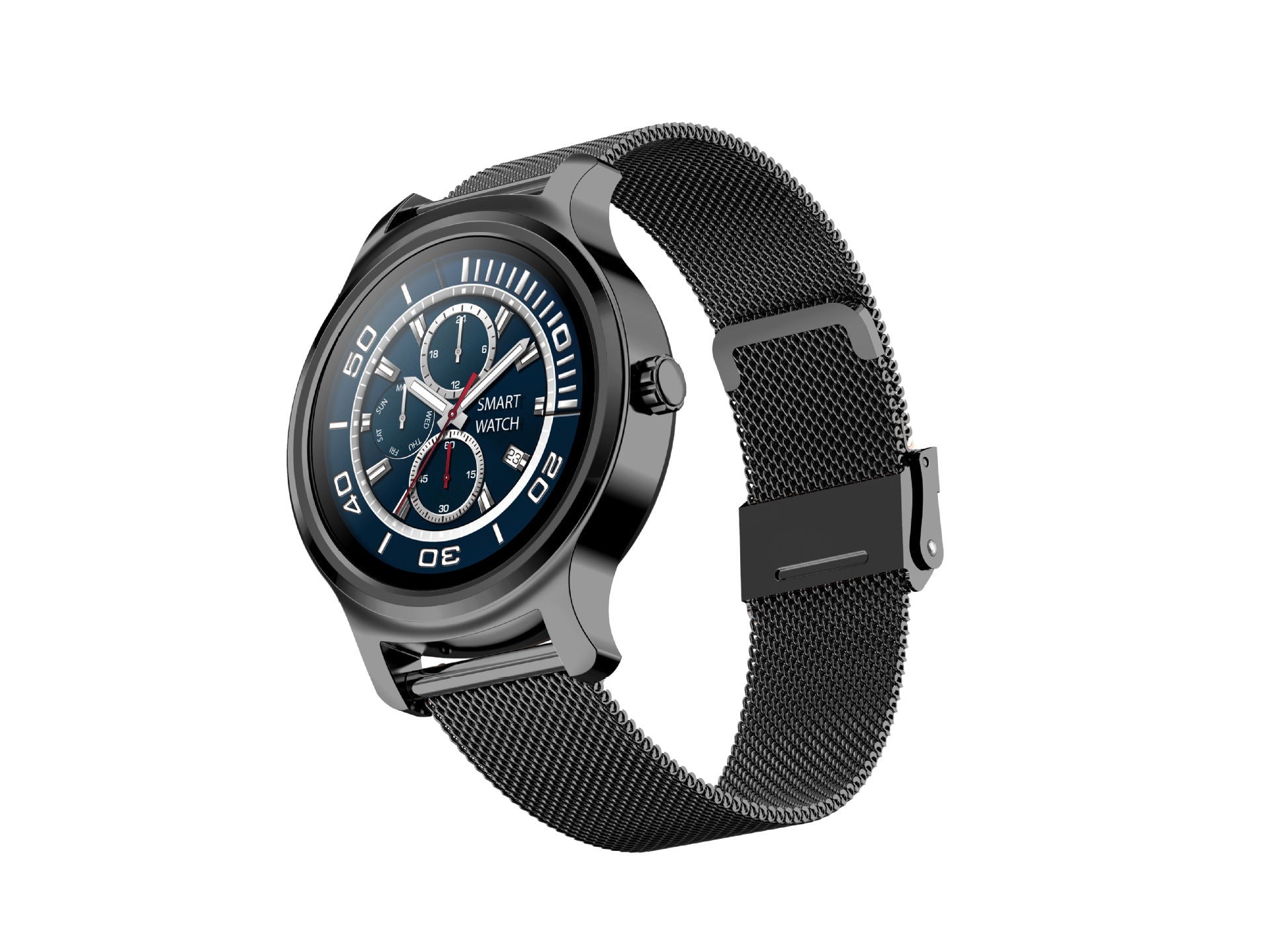 Smart Watch with Stainless Steel Strap