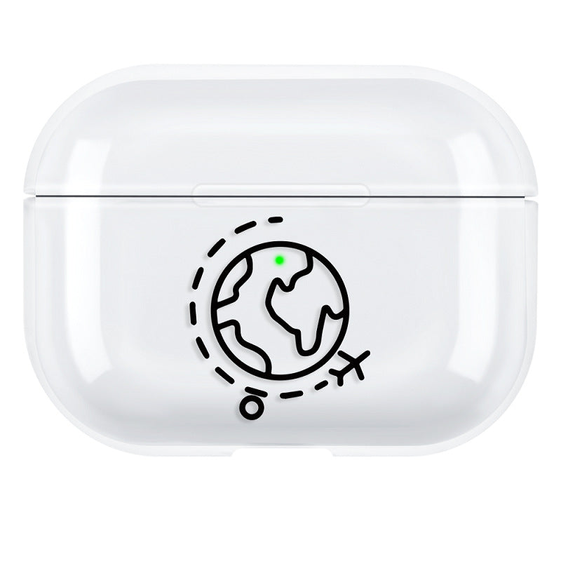 Compatible with Apple, airpods pro line drawing earphone shell