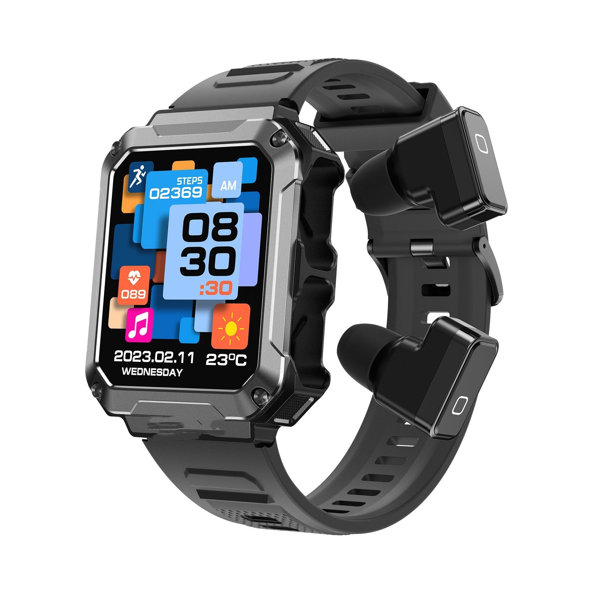 Bluetooth 2-in-1 Smart Watch