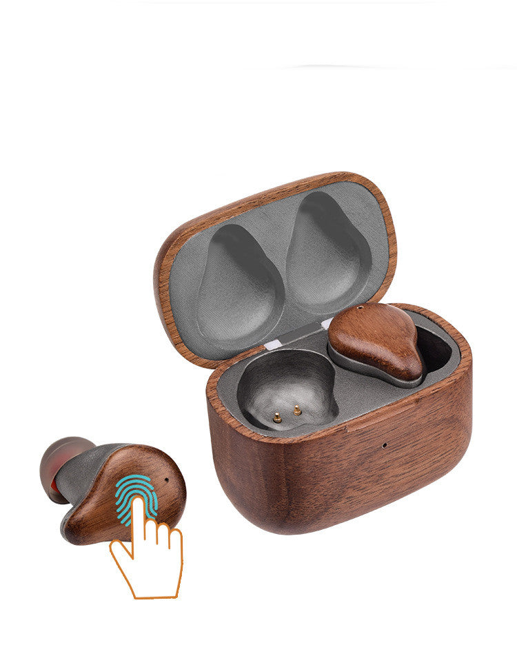 Wood Earphone Sports In-ear Mini TWS Earphone