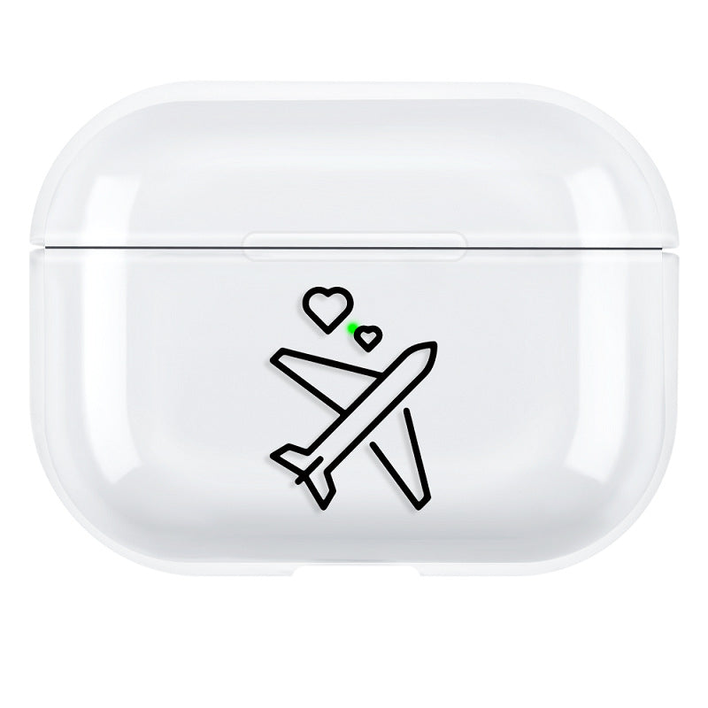 Compatible with Apple, airpods pro line drawing earphone shell