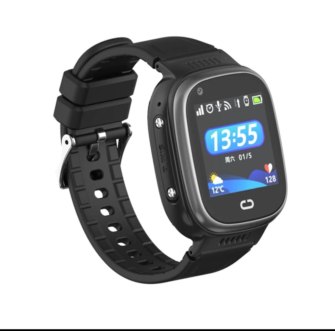 LT 12 Kids Smart Watch Black, smartwatch for kids - Smart Watch South Africa