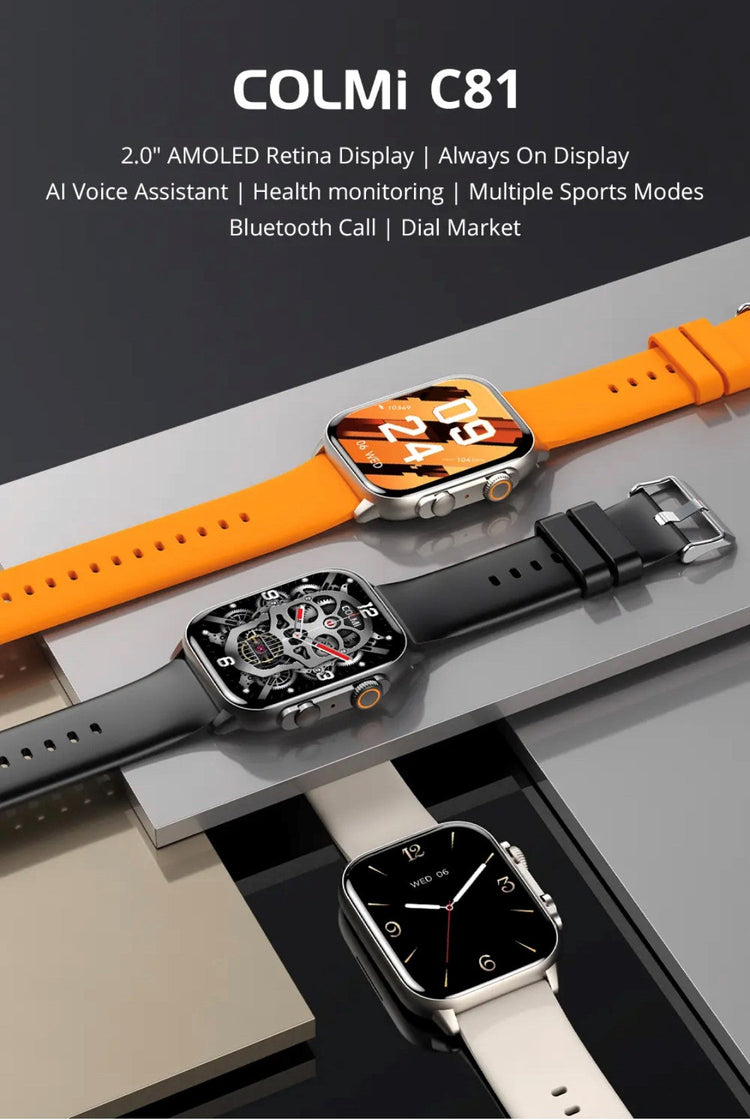 Colmi C81 Black | Smart Watch on Sale | Smart Watch South Africa