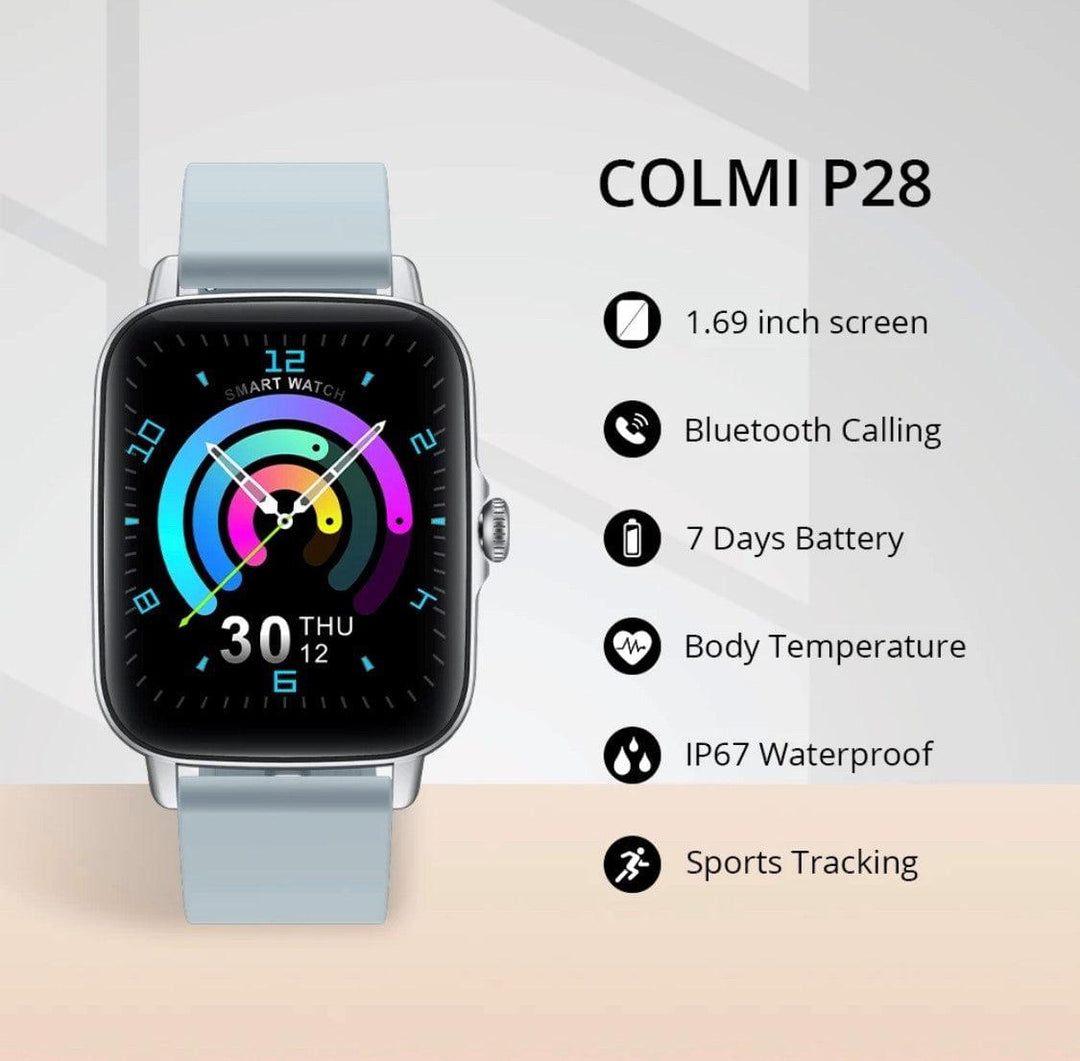 Colmi P28 Smart Watch Black Smart Watch South Africa 