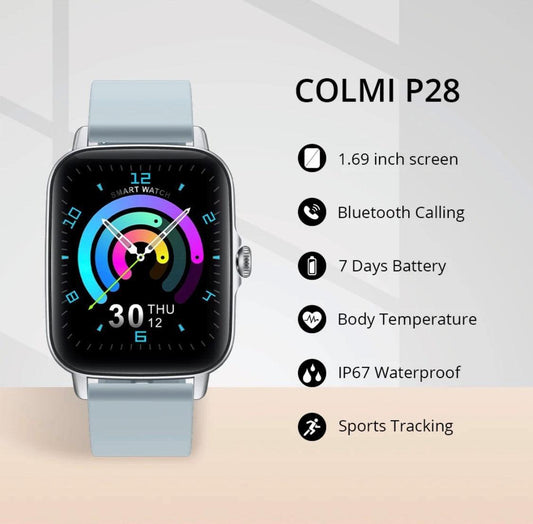 Colmi P28 Smart Watch Black Smart Watch South Africa 