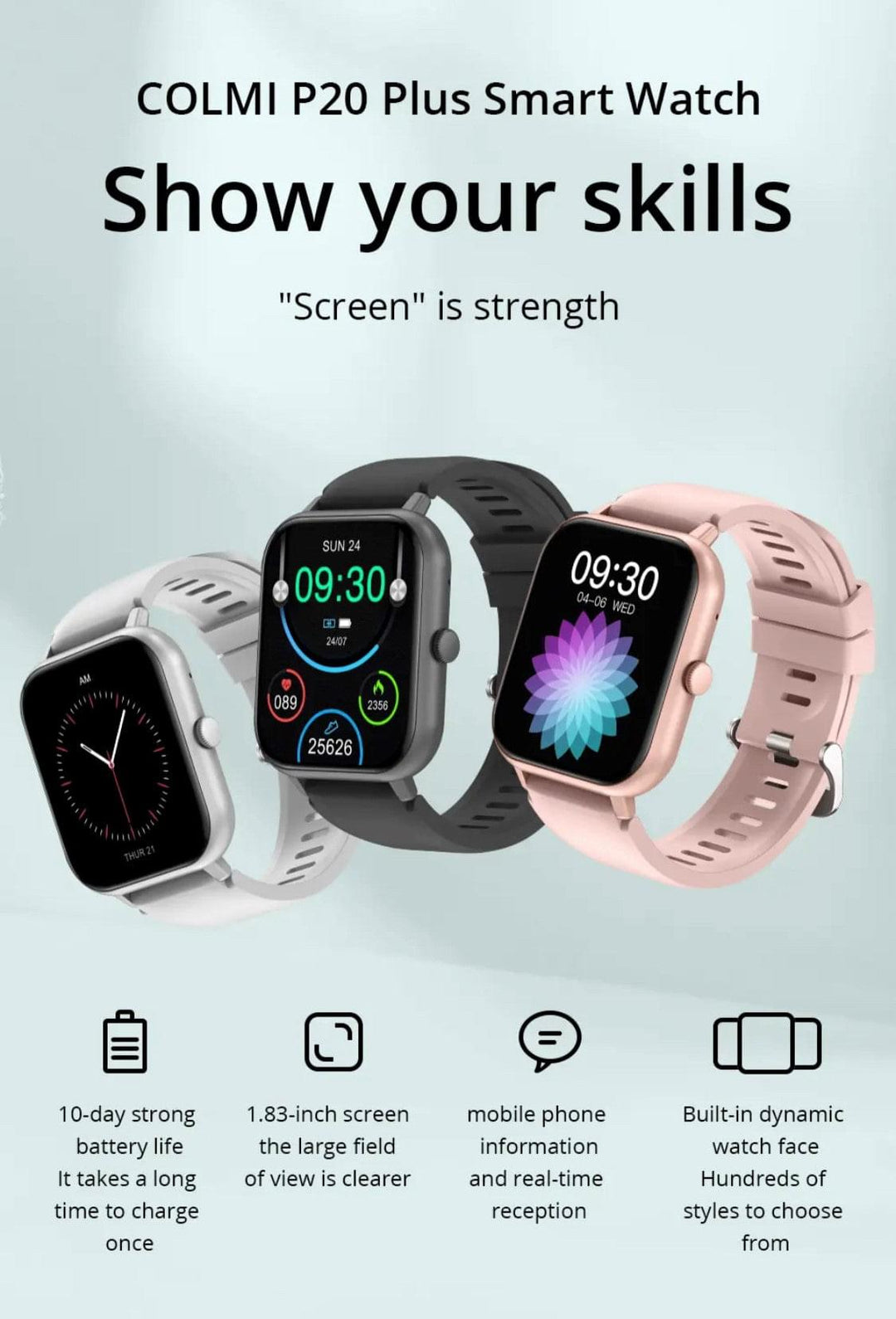 Colmi P30 Pink Smart Watch South Africa