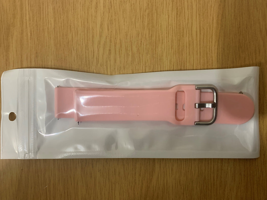 Smart Watch South Africa Silicone Straps Pink & Silver Pink  & Silver Silicone  Soft Strap 2,5CM standad at pin