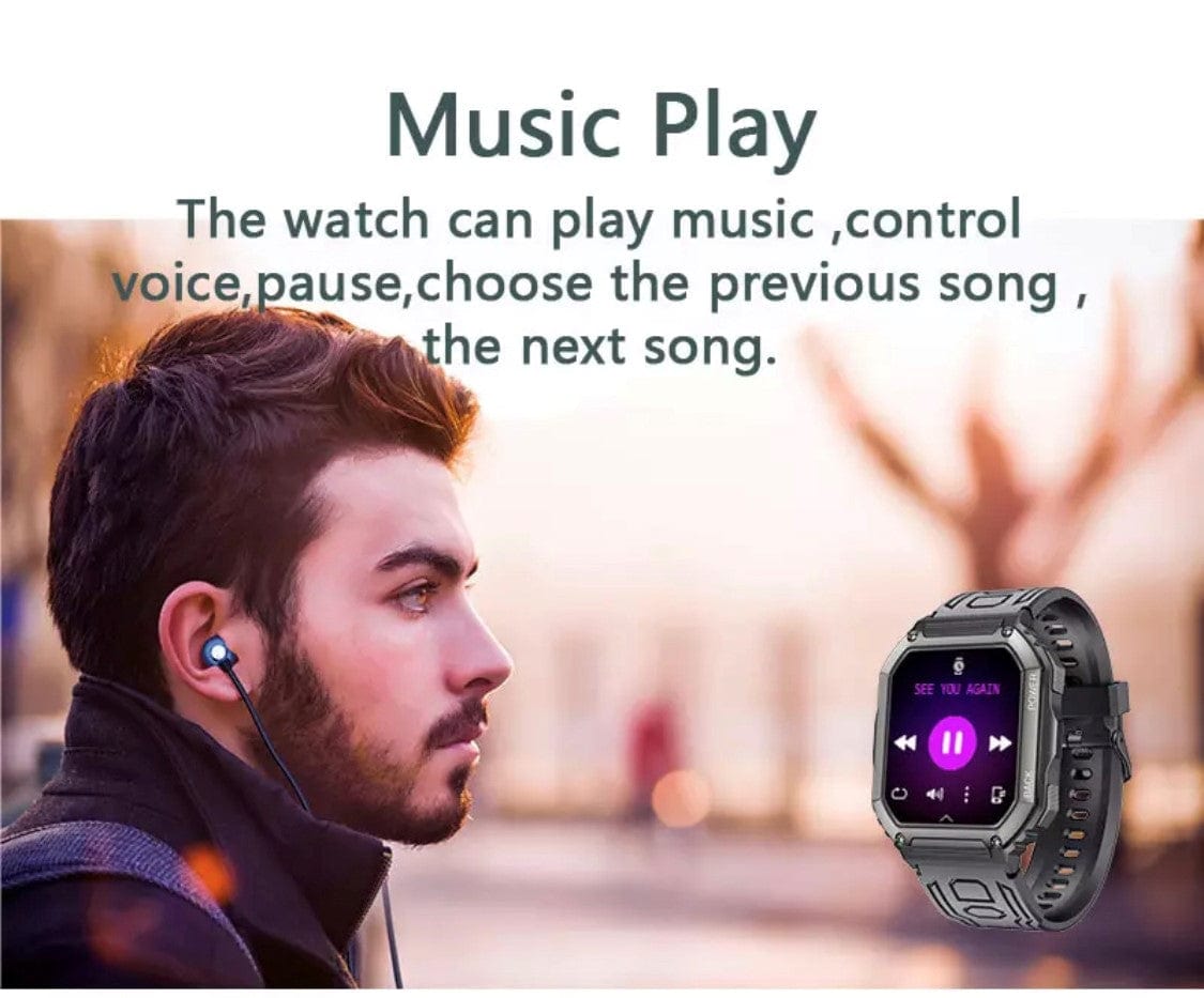 Smart Watch South Africa  Smart Watch Black SENBONO C20S Black