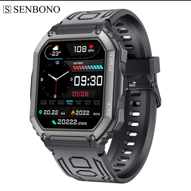 Smart Watch South Africa  Smart Watch Black SENBONO C20S Black