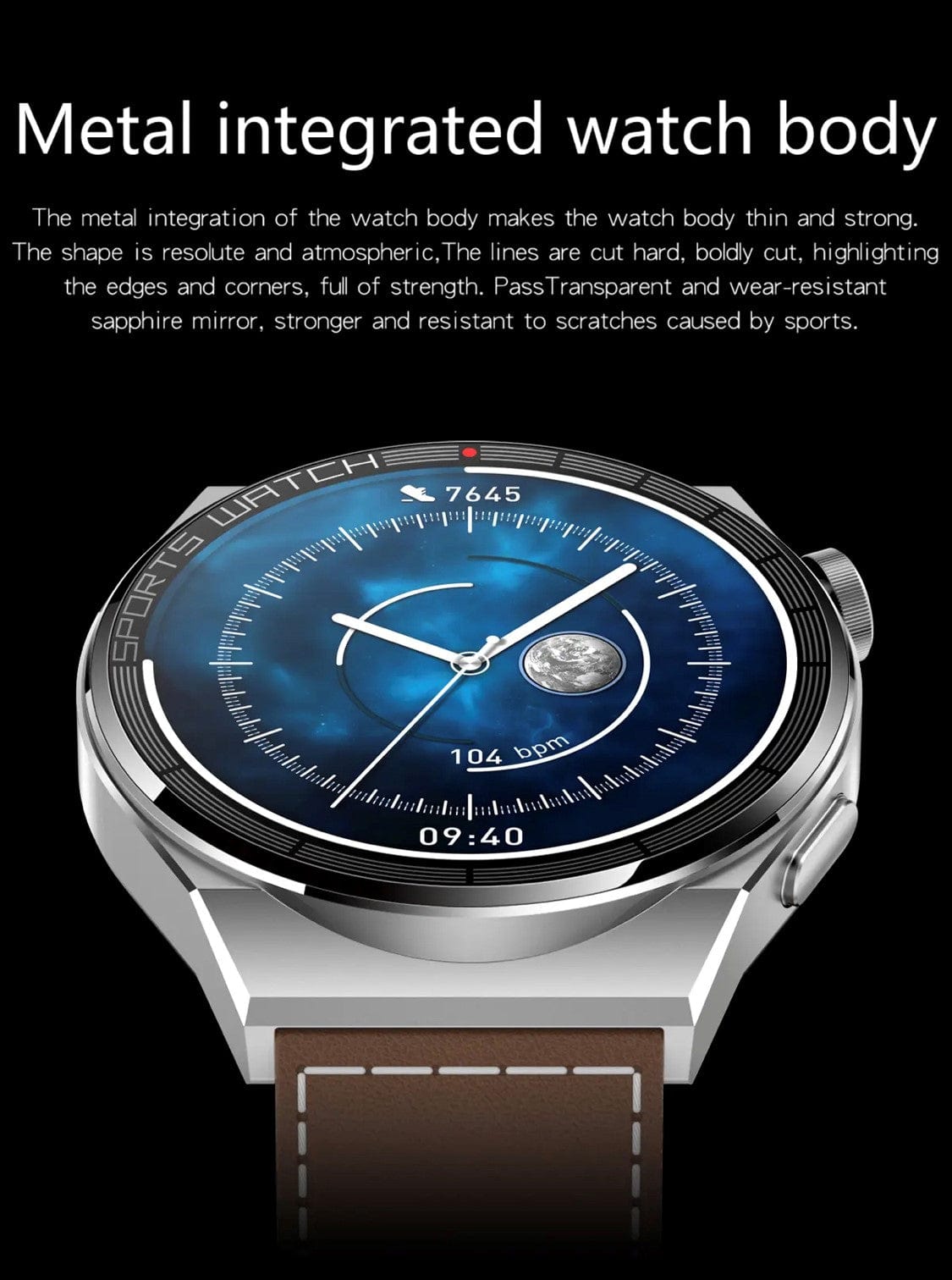 Smart Watch South Africa Smart Watch Black Smartoby Latest 1,39 Free Extra  Leather strap-  IP 68 Waterproof