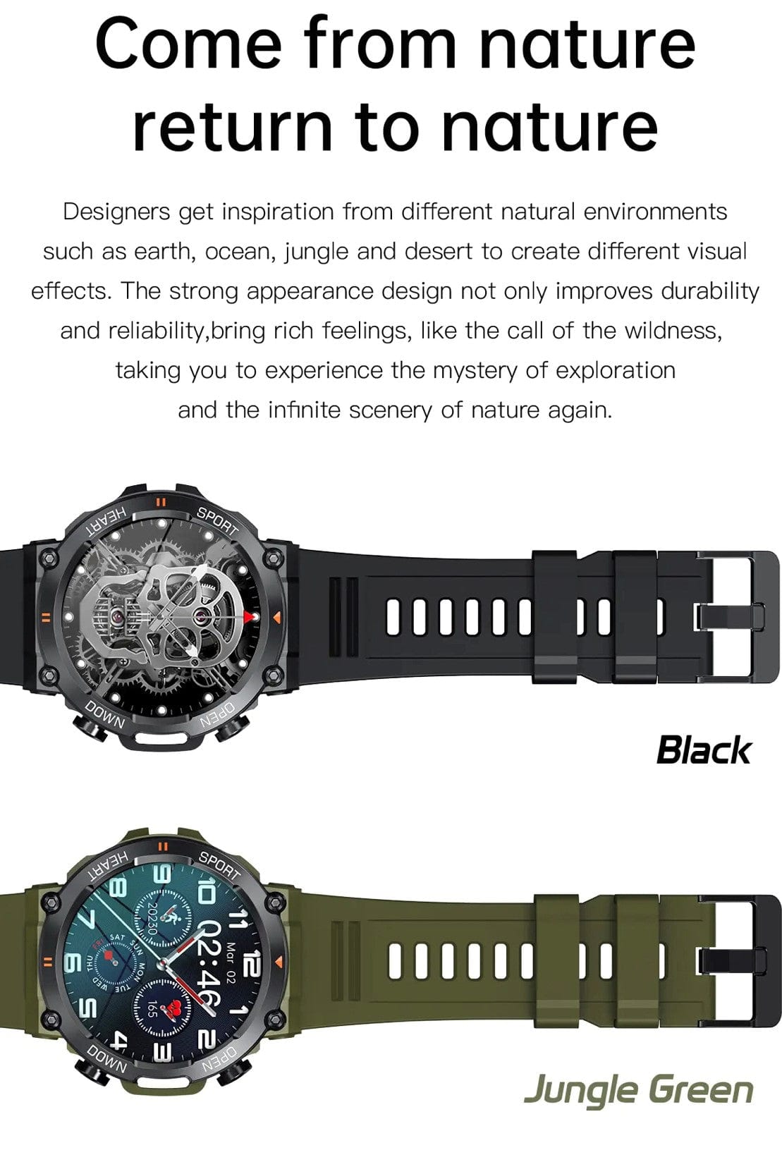 Smart Watch South Africa Smart Watch Green SENBONO K56 Green