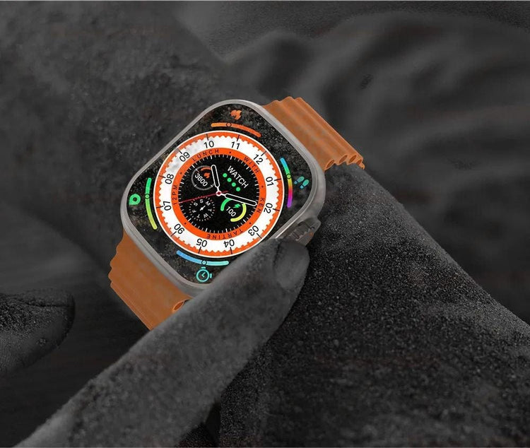 Smart Watch South Africa Smart Watch Orange W68 Ultra Microwear Orange Bubble Strap